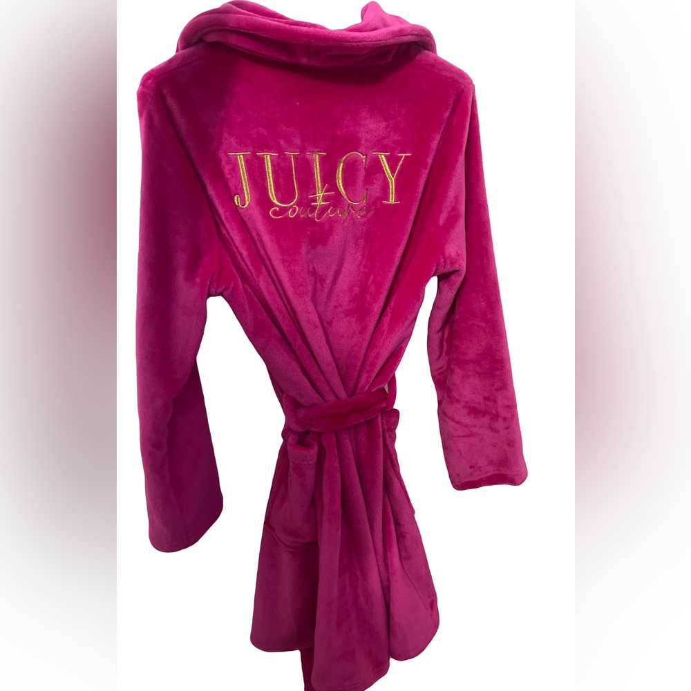 Juicy couture pink and gold robe